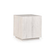 Layne End Table - Milk White by Classic Home at Eve Furniture