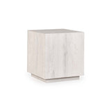 Layne End Table - Milk White by Classic Home at Eve Furniture