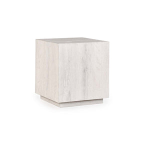 Layne End Table - Milk White by Classic Home at Eve Furniture