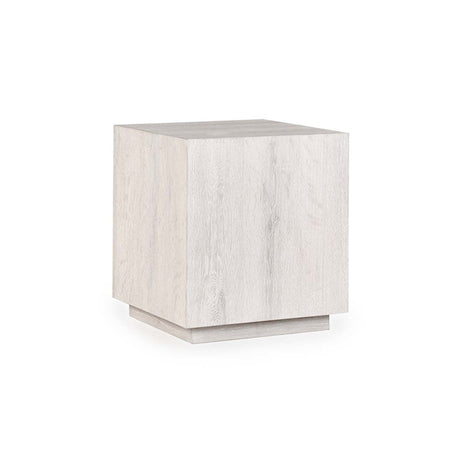Layne End Table - Milk White by Classic Home at Eve Furniture