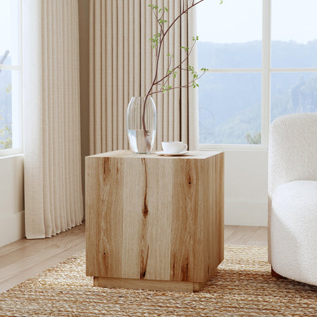 Layne End Table - Natural by Classic Home at Eve Furniture