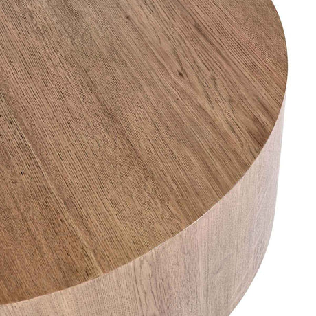 Layne Light Brown Round Coffee Table by Classic Home at Eve Furniture