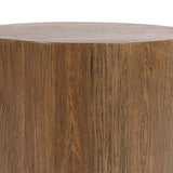 Layne Light Brown Round End Table by Classic Home at Eve Furniture