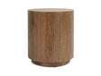 Layne Light Brown Round End Table by Classic Home at Eve Furniture
