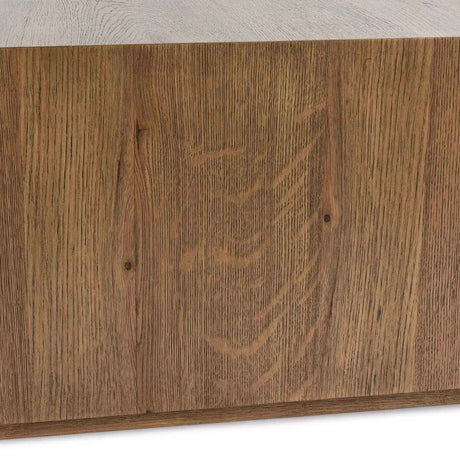 Layne Light Brown Square Coffee Table by Classic Home at Eve Furniture