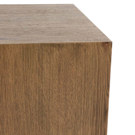 Layne Light Brown Square End Table by Classic Home at Eve Furniture