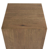 Layne Light Brown Square End Table by Classic Home at Eve Furniture