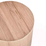 Layne Natural Round End Table by Classic Home at Eve Furniture