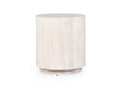 Layne Whitewash Round End Table by Classic Home at Eve Furniture