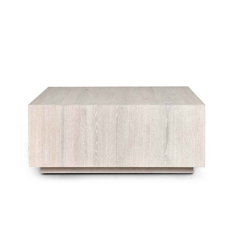 Layne Whitewash Square Coffee Table by Classic Home at Eve Furniture