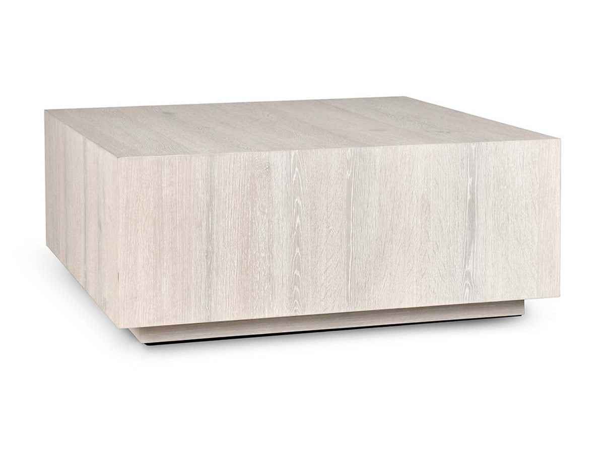 Layne Whitewash Square Coffee Table by Classic Home at Eve Furniture
