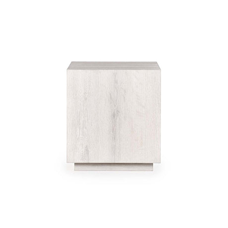 Layne Whitewash Square End Table by Classic Home at Eve Furniture