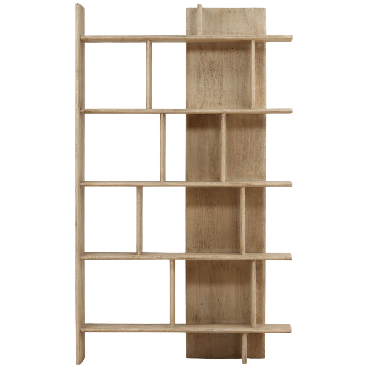 Lazarus Bookcase, Light Natural by Dovetail at Eve Furniture