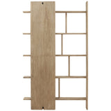 Lazarus Bookcase, Light Natural by Dovetail at Eve Furniture