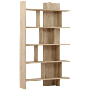 Lazarus Bookcase, Light Natural by Dovetail at Eve Furniture