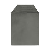 Lazarus Dark Grey Outdoor Bench