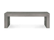 Lazarus Dark Grey Outdoor Bench