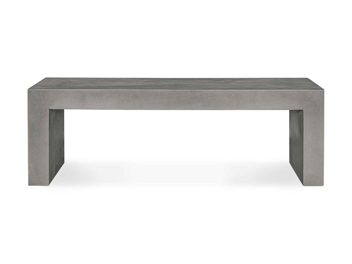Lazarus Dark Grey Outdoor Bench