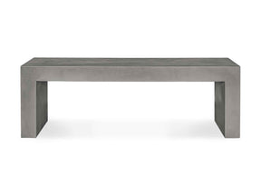 Lazarus Dark Grey Outdoor Bench