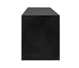 Lazarus Outdoor Bench Black by Moe's Home at Eve Furniture
