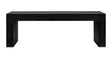 Lazarus Outdoor Bench Black by Moe's Home at Eve Furniture