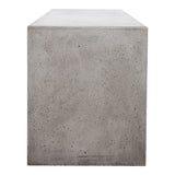 Lazarus Outdoor Bench Dark Grey by Moe's Home at Eve Furniture