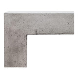 Lazarus Outdoor Bench Dark Grey by Moe's Home at Eve Furniture