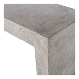 Lazarus Outdoor Bench Dark Grey by Moe's Home at Eve Furniture