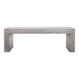 Lazarus Outdoor Bench Dark Grey by Moe's Home at Eve Furniture