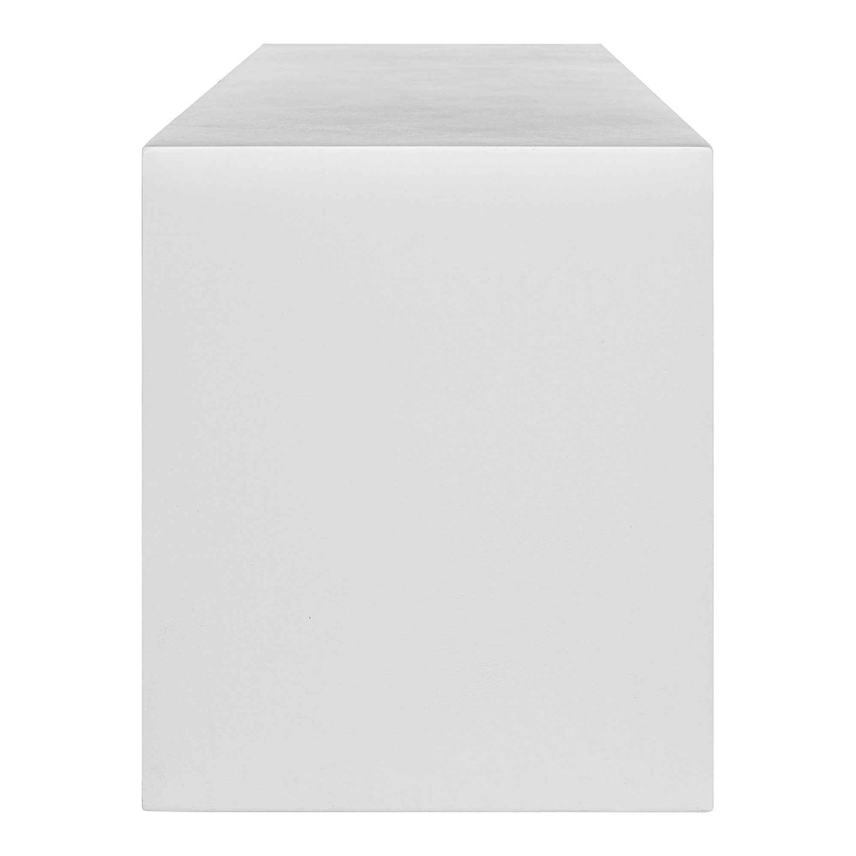 Lazarus White Outdoor Bench