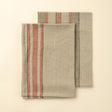 Lea Woven Stripe Tea Towels S/2, Set of 2 by Mercana at Eve Furniture