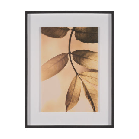 Leaf Imaging by Michael Banks a Hand Embellished Framed Photo Art Print Matted under Glass by Mercana at Eve Furniture