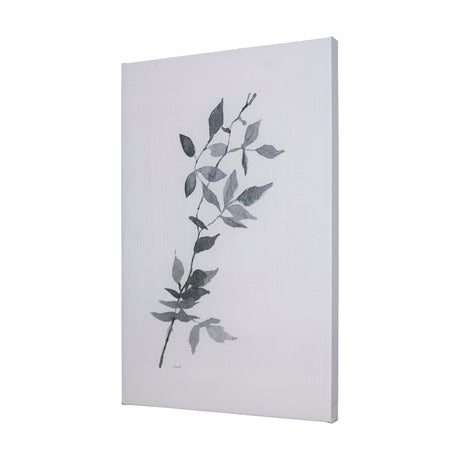 Leaf Shadow I by Mercana Studio a Hand Embellished Textured Canvas by Mercana at Eve Furniture
