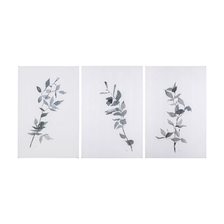 Leaf Shadow I by Mercana Studio a Hand Embellished Textured Canvas by Mercana at Eve Furniture