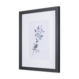 Leaf Shadow I by Mercana Studio a Hand Embellished Textured Framed Art Print Matted under Glass by Mercana at Eve Furniture