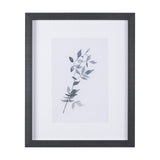 Leaf Shadow I by Mercana Studio a Hand Embellished Textured Framed Art Print Matted under Glass by Mercana at Eve Furniture