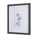 Leaf Shadow II by Mercana Studio a Hand Embellished Textured Framed Art Print Matted under Glass by Mercana at Eve Furniture