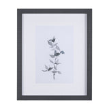 Leaf Shadow II by Mercana Studio a Hand Embellished Textured Framed Art Print Matted under Glass by Mercana at Eve Furniture