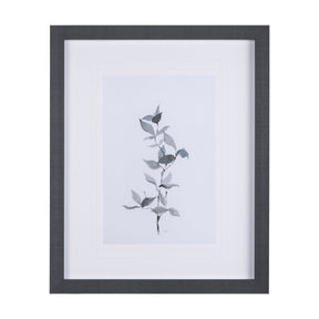 Leaf Shadow II by Mercana Studio a Hand Embellished Textured Framed Art Print Matted under Glass by Mercana at Eve Furniture