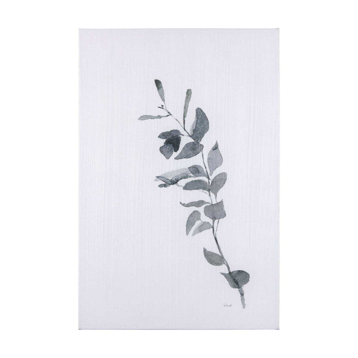 Leaf Shadow III by Mercana Studio a Hand Embellished Textured Canvas by Mercana at Eve Furniture