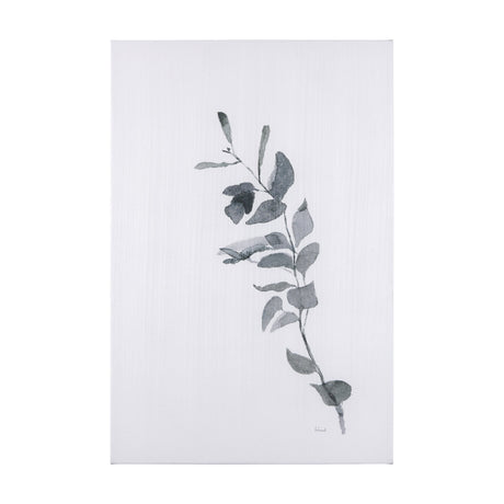 Leaf Shadow III by Mercana Studio a Hand Embellished Textured Canvas by Mercana at Eve Furniture