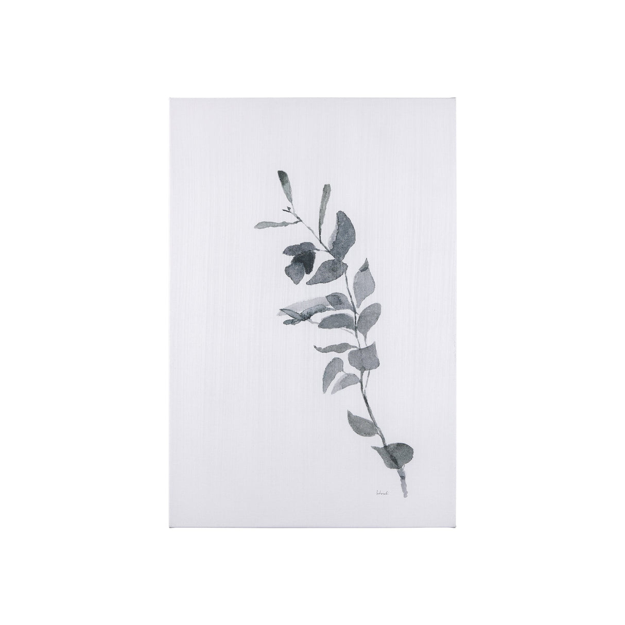 Leaf Shadow III by Mercana Studio a Hand Embellished Textured Canvas by Mercana at Eve Furniture