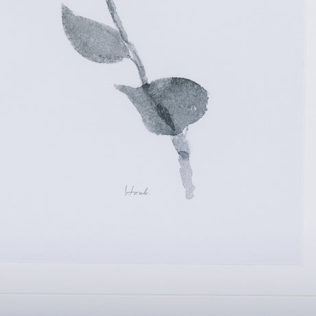 Leaf Shadow III by Mercana Studio a Hand Embellished Textured Framed Art Print Matted under Glass by Mercana at Eve Furniture