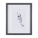 Leaf Shadow III by Mercana Studio a Hand Embellished Textured Framed Art Print Matted under Glass by Mercana at Eve Furniture