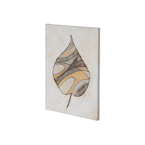 Leafy Patterns 1 by Filippo Ioco a Hand Embellished Textured Canvas by Mercana at Eve Furniture