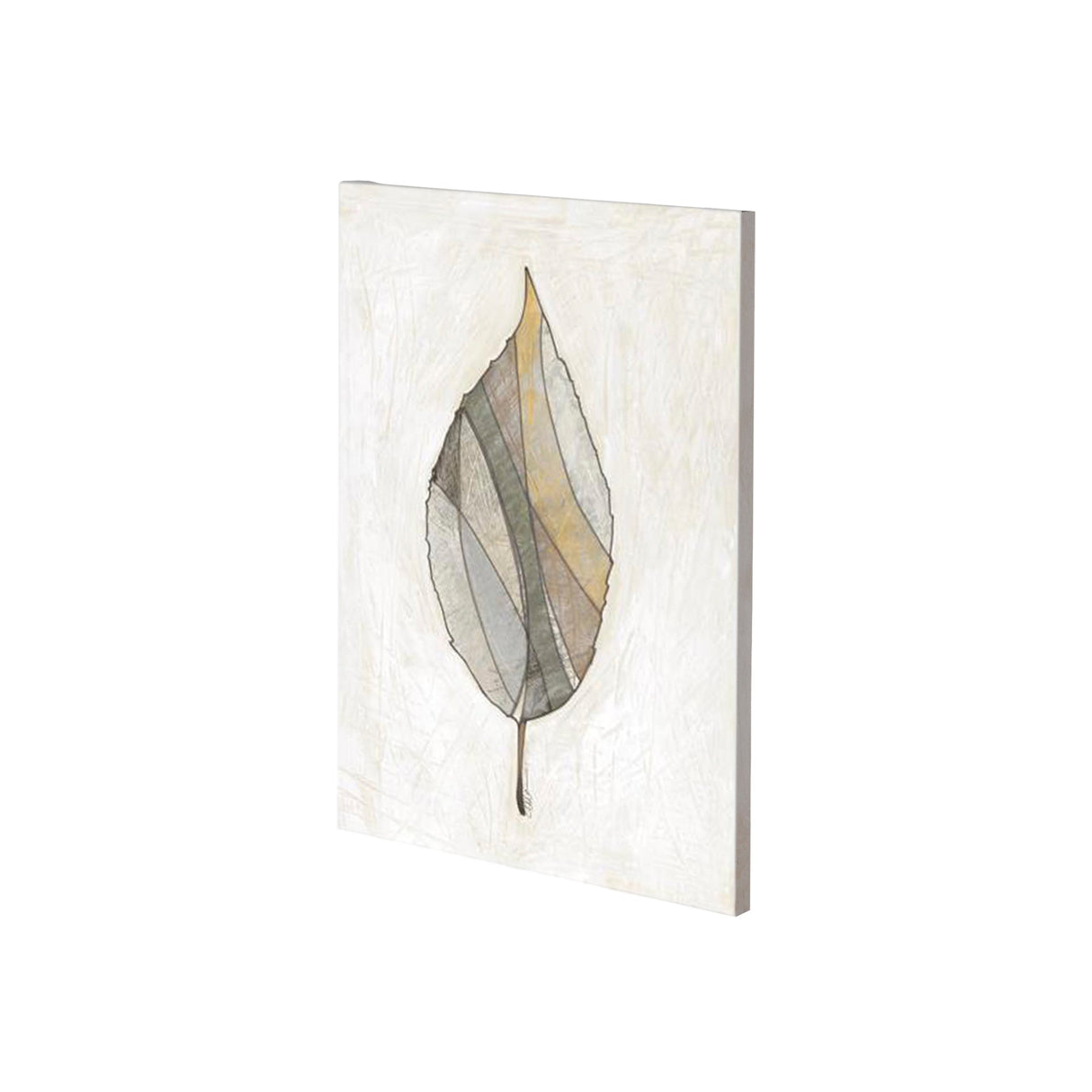 Leafy Patterns 3 by Filippo Ioco a Hand Embellished Textured Canvas by Mercana at Eve Furniture