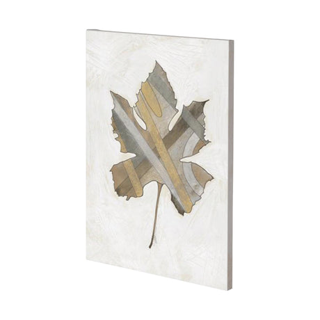 Leafy Patterns 4 by Filippo Ioco a Hand Embellished Textured Canvas by Mercana at Eve Furniture