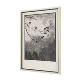 Leafy Shade I by Mercana Studio a Hand Embellished Textured Framed Art Print Matted under Glass by Mercana at Eve Furniture