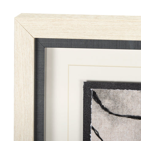 Leafy Shade I by Mercana Studio a Hand Embellished Textured Framed Art Print Matted under Glass by Mercana at Eve Furniture
