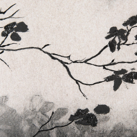 Leafy Shade I by Mercana Studio a Hand Embellished Textured Framed Art Print Matted under Glass by Mercana at Eve Furniture